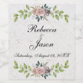 Forever - Zwei Herzen - eine Liebe Weinetikett (Einzelnes Label)