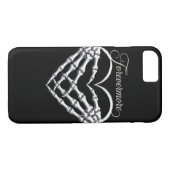 Forevermore Skeleton Hands Herz Gotische Romance Case-Mate iPhone Hülle (Rückseite (Horizontal))