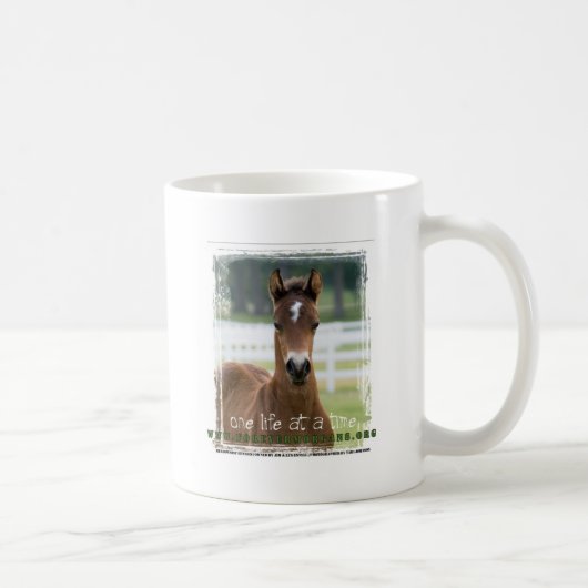 ForeverMorgans ein Leben fohlen auf einmal Kaffeetasse (Rechts)