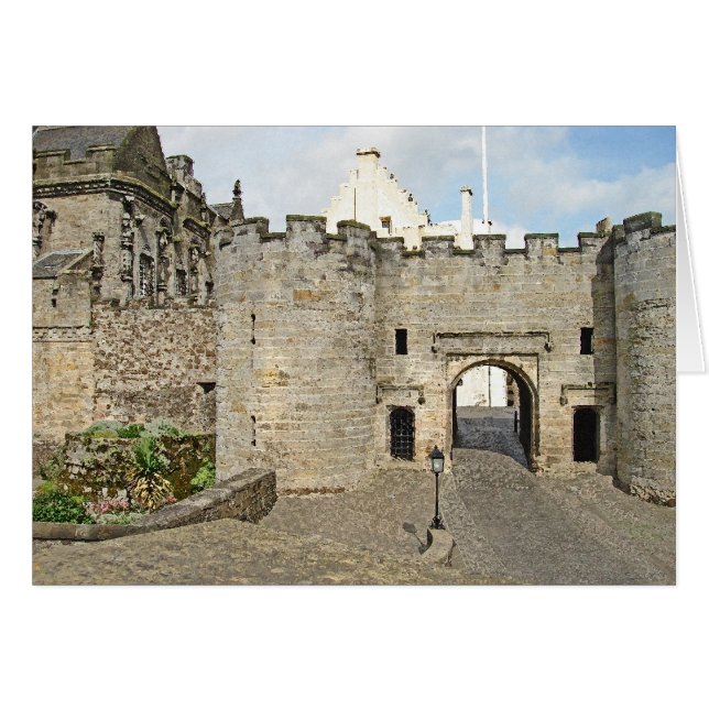 Forework in Stirling Castle, Schottland (Vorderseite (Horizontal))