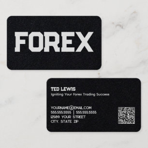 Forex Dealer Analyst QR Visitenkarte