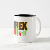 Forex-Kerzen-Tasse Zweifarbige Tasse (VorderseiteRechts)