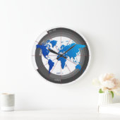 Forex Markets Timezone Clock GMT-1 Große Wanduhr (Zuhause)