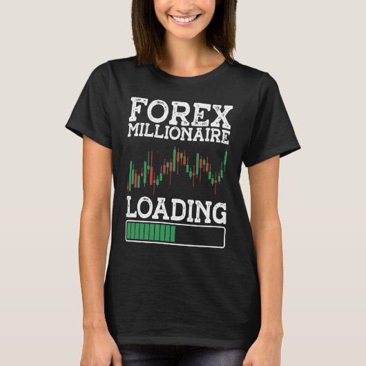 Forex Millionaire Laden BACKPRINT Forex T-Shirt (Vorderseite)