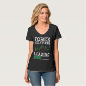 Forex Millionaire Loading BACKPRINT Forex T-Shirt (Vorderseite Vollansicht)