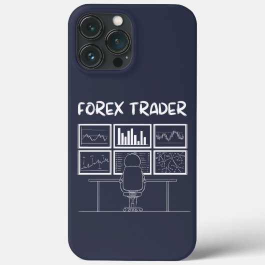 Forex Trader Funny Logo Case-Mate iPhone Hülle (Rückseite)