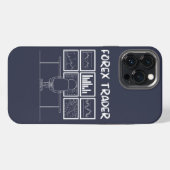 Forex Trader Funny Logo iPhone Hülle (Rückseite (Horizontal))