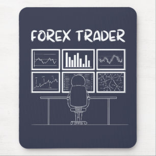 Forex Trader Funny Logo Mousepad