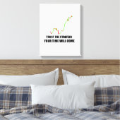 Forex Trader Gestrickte Canvas Print Leinwanddruck (Insitu (Schlafzimmer))