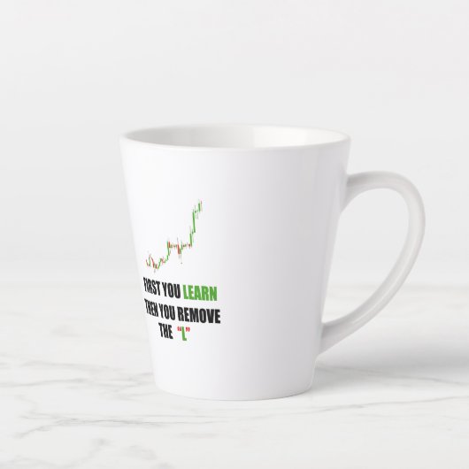 Forex Trader Mindset Latte-Tasse Milchtasse (Rechts)