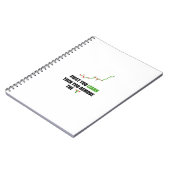Forex Trader mindset Spiral Foto Notebook Notizblock (Linke Seite)