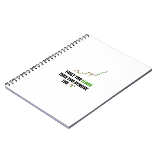 Forex Trader mindset Spiral Foto Notebook Notizblock (Linke Seite)