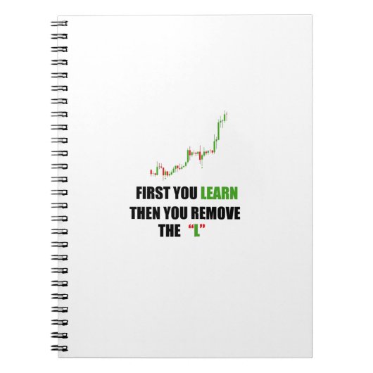 Forex Trader mindset Spiral Foto Notebook Notizblock (Vorderseite)