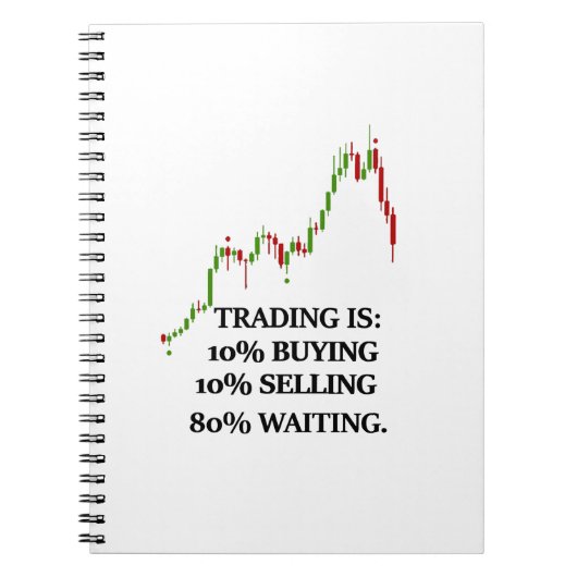 Forex Trader Note Spiral Foto Notebook Notizblock (Vorderseite)