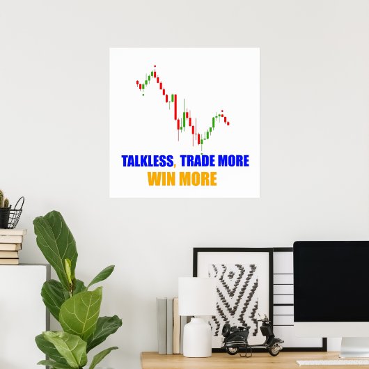 Forex Trader Poster (Heimbüro)