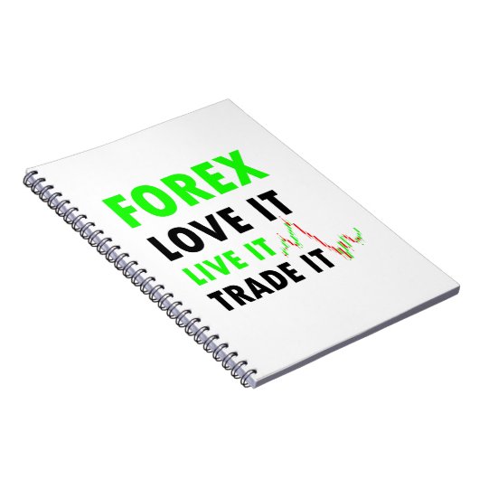 Forex Trader Spiral Foto Notebook Notizblock (Rechte Seite)