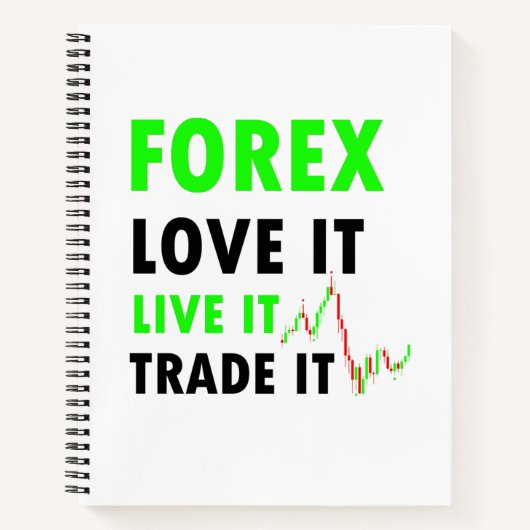 Forex Trader Spiral Notebook Notizblock (Vorderseite)
