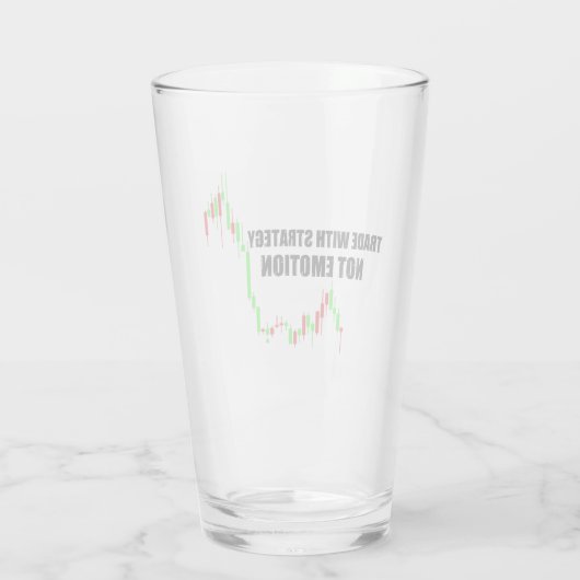 Forex Trading Collection Glass Cup Glas (Rückseite)