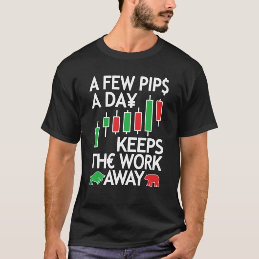 Forex Trading Currency Trader & Day Traders Few Pi T-Shirt (Vorderseite)