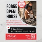 Forge Open House-Schmiedeflyer  (Vorderseite)
