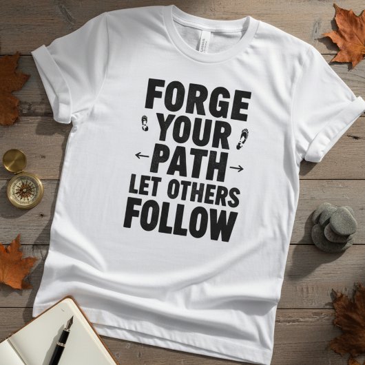 Forge Your Path Motivational Quote T-Shirt