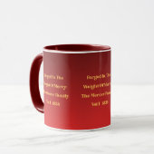 Forged in the Weight of Mercy Mug Tasse (Vorderseite Links)