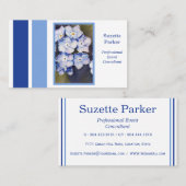 Forget-me-not-Blume Event Planner Visitenkarte (Vorne/Hinten)