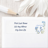 Forget me not Custom Watercolor Garden Flower (Insitu)