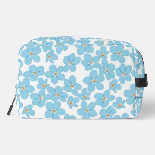 Forget me not Flowers bunch Waschbeutel (Rückseite)