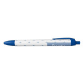 Forget Me Not Flowers Custom Name Kugelschreiber (Oberseite)