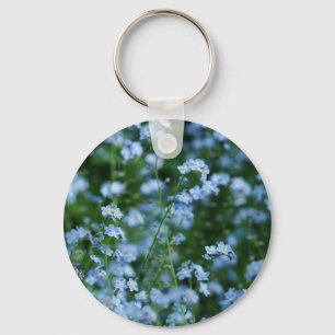 Forget-me-not Flowers Keychain Schlüsselanhänger
