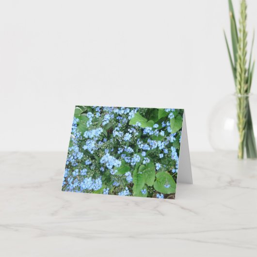 *Forget-Me-Not* leeres Notecards Karte (Vorderseite)
