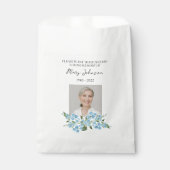 Forget me not Seed Packet Memorial Funeral Geschenktütchen (Vorderseite)