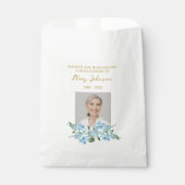 Forget me not Seed Packet Memorial Funeral Geschenktütchen (Vorderseite)