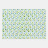 Forget-Me-Nots and Daisies Floral Geschenkpapier Set (Vorderseite 2)