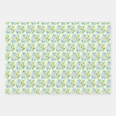 Forget-Me-Nots and Daisies Floral Geschenkpapier Set (Vorderseite)