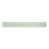 Forget-Me-Nots and Daisies Floral Satinband (Vorderseite)