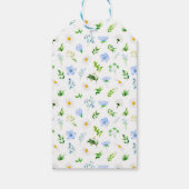 Forget-Me-Nots Floral Birthday Party Thank You Geschenkanhänger (Rückseite)