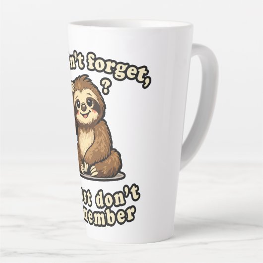 Forget or Remember Milchtasse (Rechte Ecke)