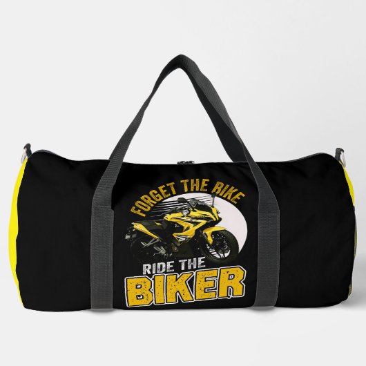 Forget The Bike Ride Biker Duffle Bag (Vorderseite)