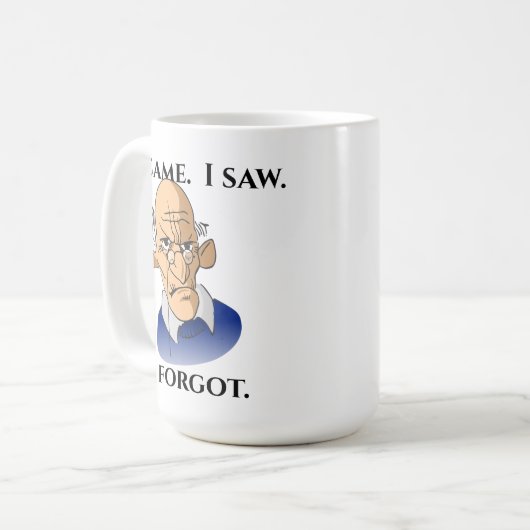 Forgetful Mug Kaffeetasse (Vorderseite Links)