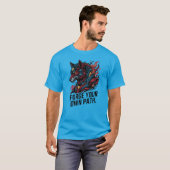 ForgeYour Own Path Cyber Wolf T-Shirt – Pathfinder (Vorne ganz)