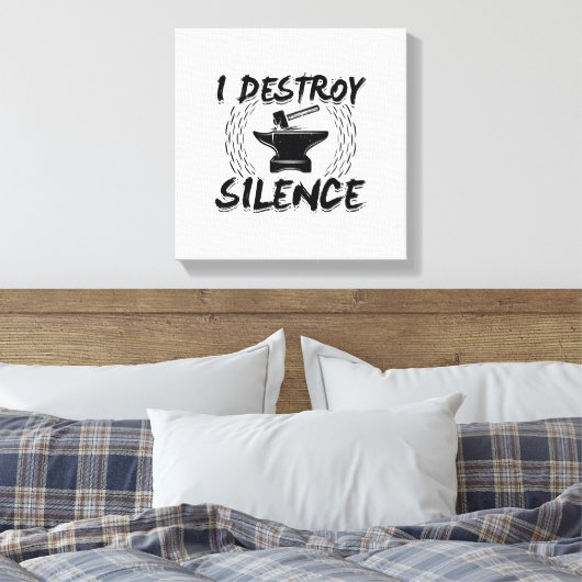 Forging Hobby | Blacksmith Craft Work Forge Gift Leinwanddruck (Insitu (Schlafzimmer))