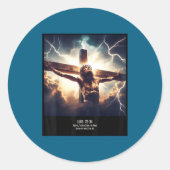 Forgive Know Not What Runder Aufkleber (Vorderseite)