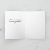 Forgive Me I'm Sorry Card Karte (Innenseite)