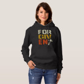 Forgiven Christian Faith Statement Hoodie (Vorne ganz)