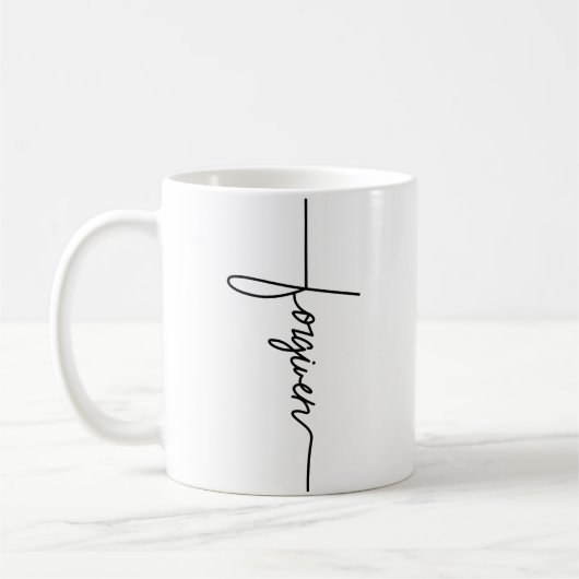 Forgiven Jesus Christian Inspirational Men Wo Yout Kaffeetasse (Links)