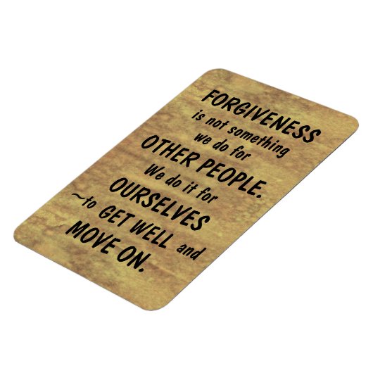 FORGIVENESS Flexi Magnet (Linke Seite)