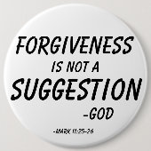 FORGIVENESS ist kein Vorschlag Anpassen Button (Vorderseite)