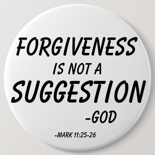 FORGIVENESS ist kein Vorschlag Anpassen Button (Vorderseite)